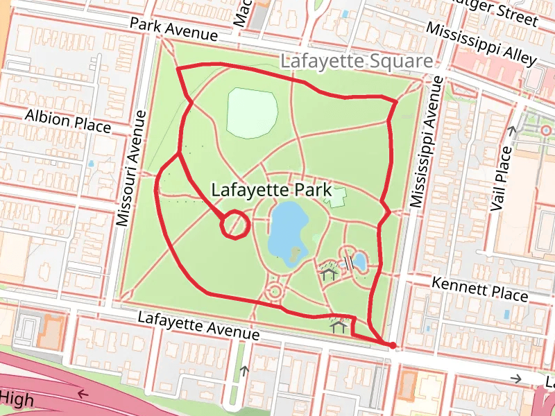 Lafayette Park Loop