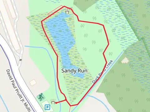 Sandy Run Loop via Duck Pond Creek