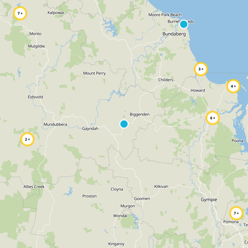 North Burnett Static Map