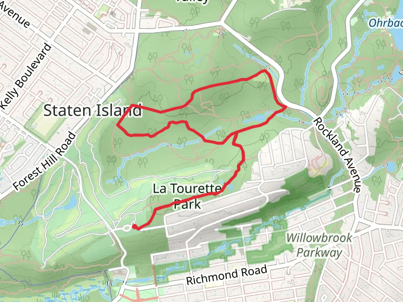 Greenbelt Red -Blue Trail