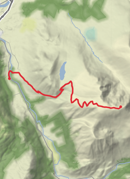 Highlands Hiking mobile static map