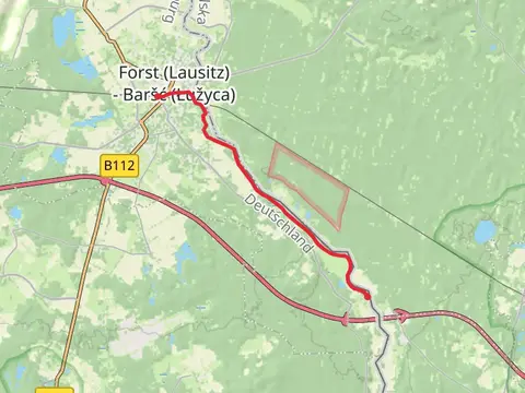 Forst to Klein Bademeusel Walk via Lausitzer Niebe