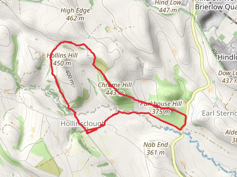 Hike on The Dragon's Back - Chrome Hill from Hollinsclough thumbnail