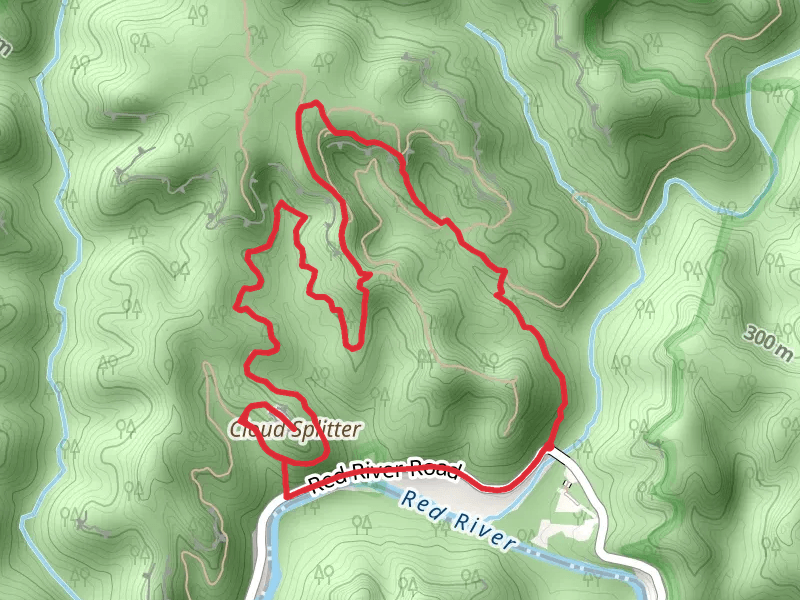 Cloud Splitter - Sheltowee Trace - Indian Staircase Loop Trail