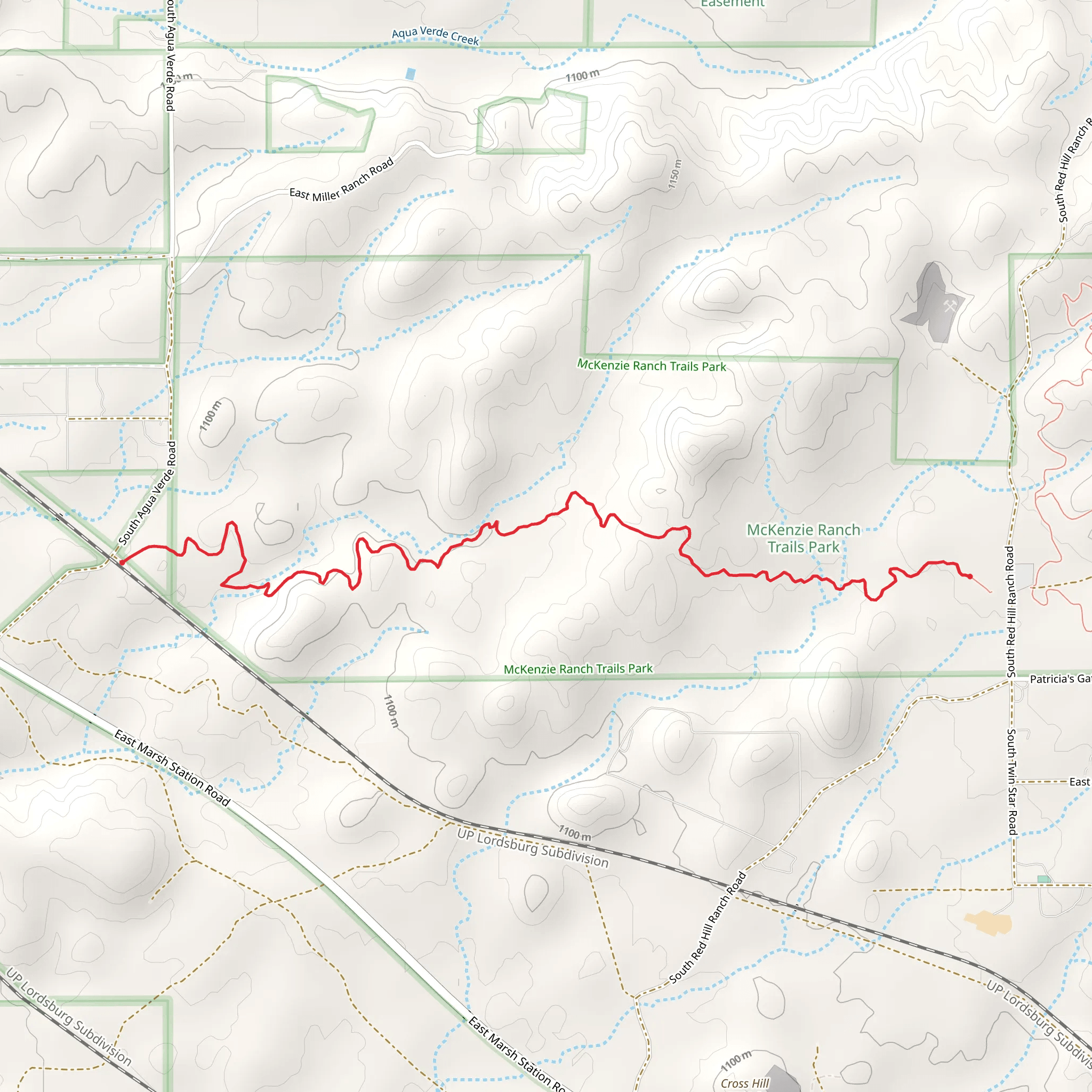 Hohokam Trail mobile static map