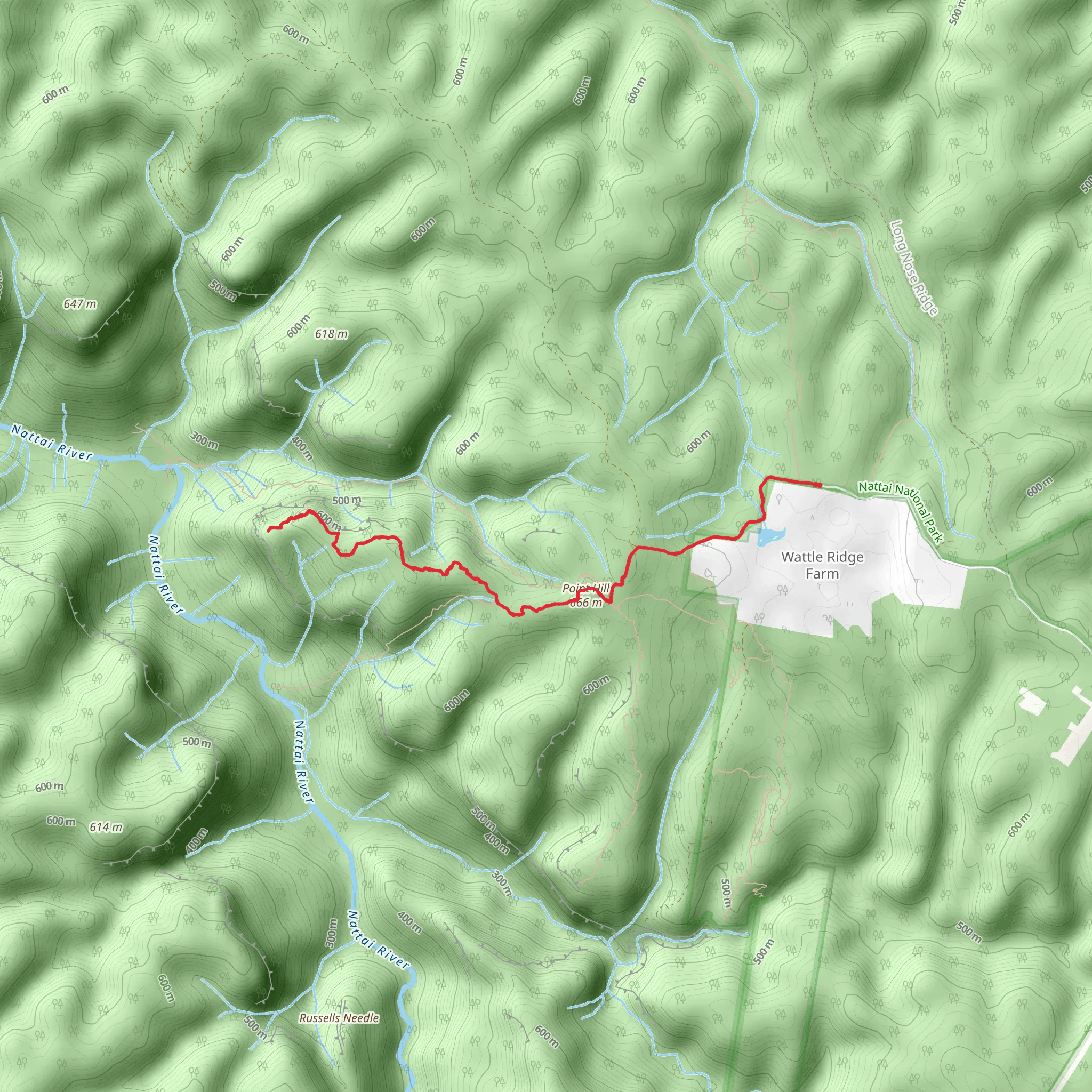 Starlights Trail mobile static map