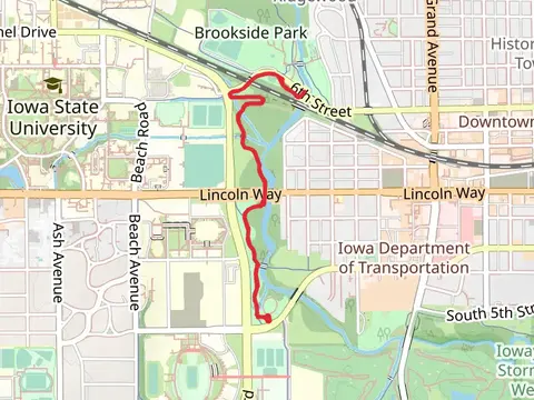 Walk beside Ioway Creek - Stuart Smith Park