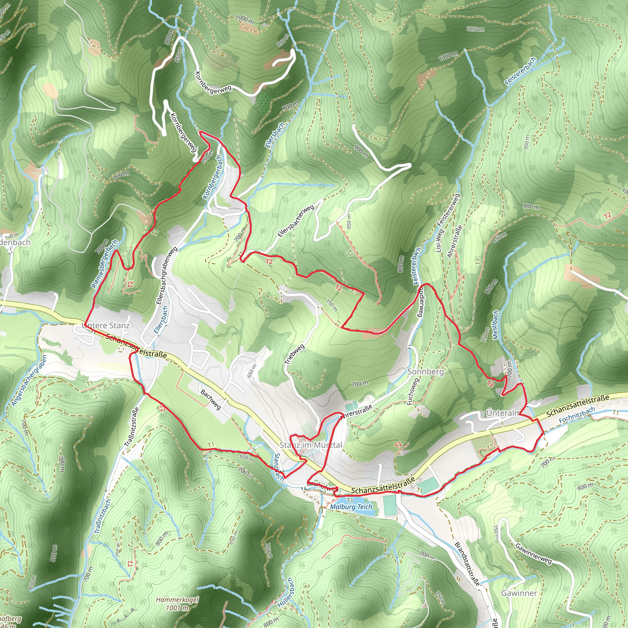 Stamper Sun Path mobile static map