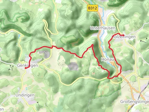 Holzelfingen to Genkingen Walk