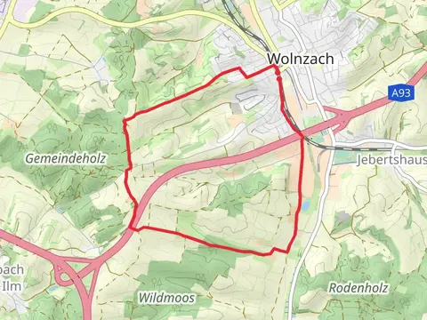 Hopfenlehrpfad and Wanderweg 91 Loop