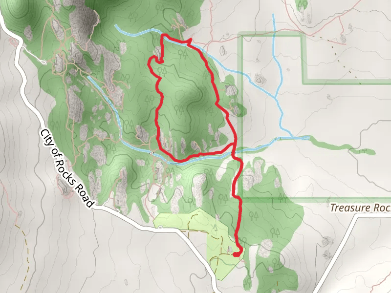 Box Top and Bumblie Wall Loop Trail