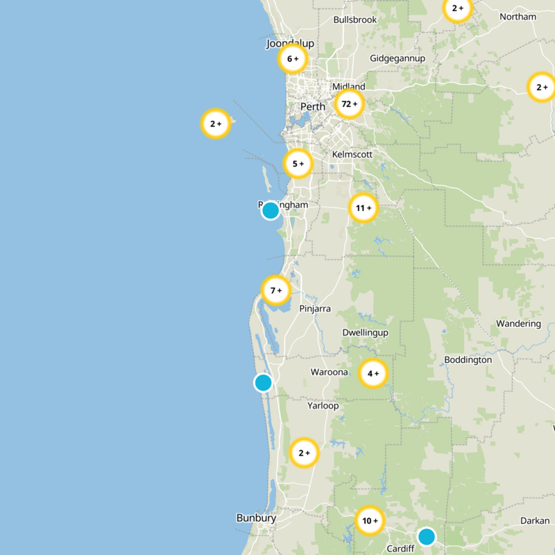 Mandurah Static Map