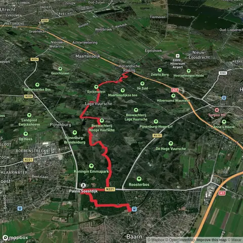 Baarn to Hallandscha Rading via Utrechtpad