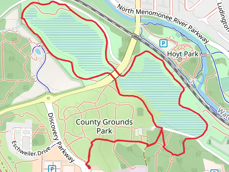 Loop around Sanctuary Woods