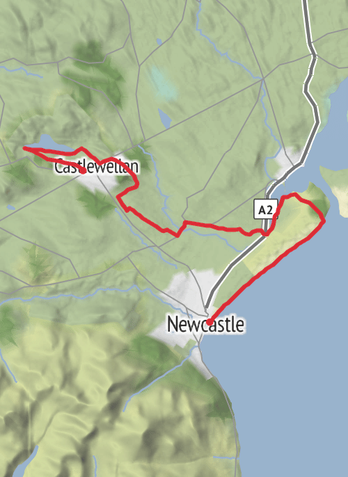 Hike from Castlewellan mobile static map