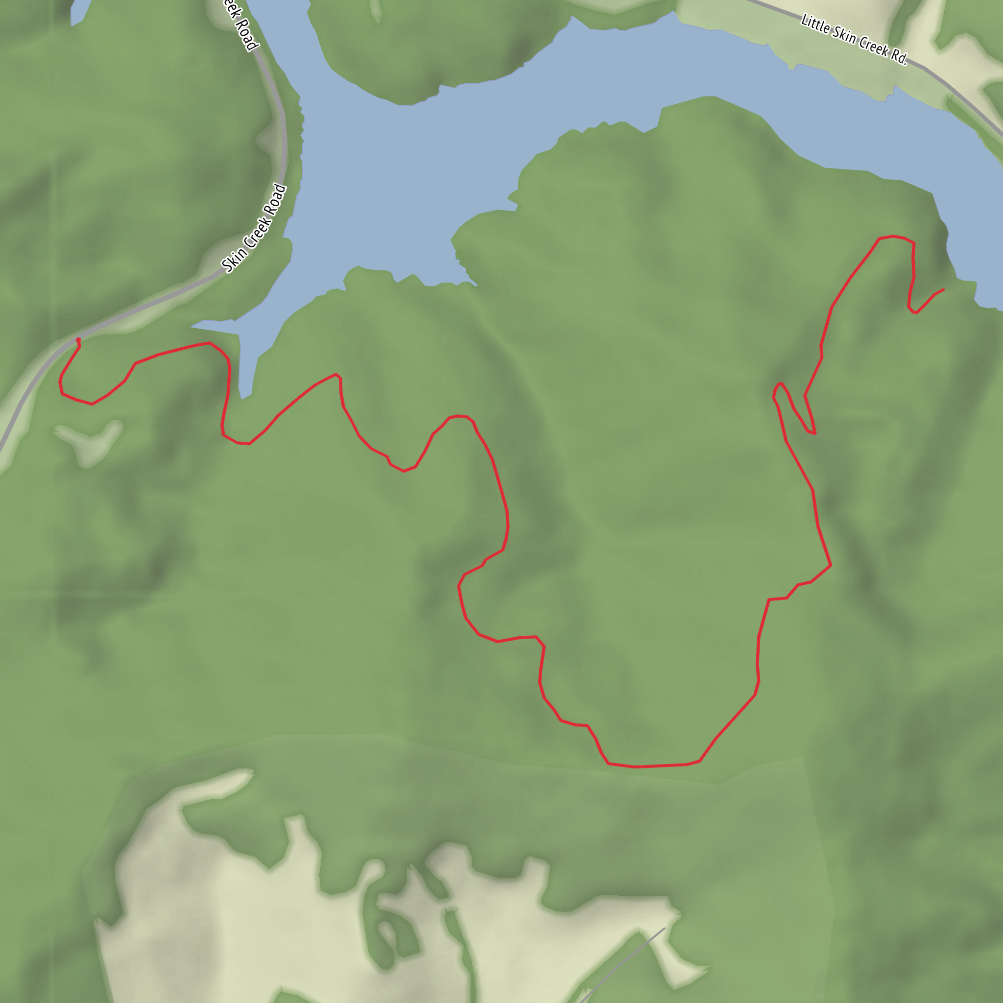 Little Skin Trail mobile static map