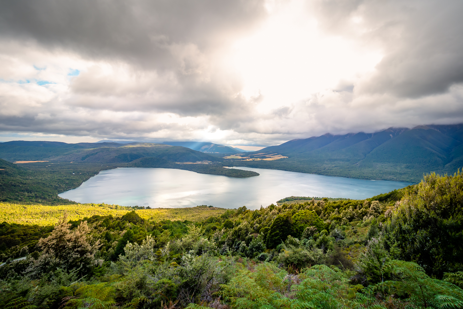 An image depicting the trail Lake Rotoiti Circuit and its surrounding area.