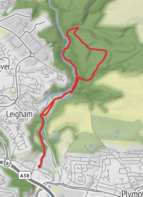 Hike from Crabtree mobile static map