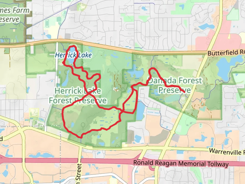 Herrick Lake, Meadowlark, Green Heron Loop Trail