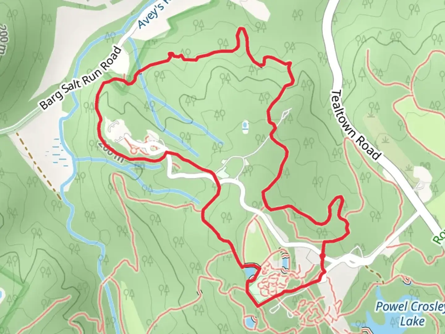 An image depicting the trail Upland, Fernwood and Lotus Pond Loop Trail and its surrounding area.