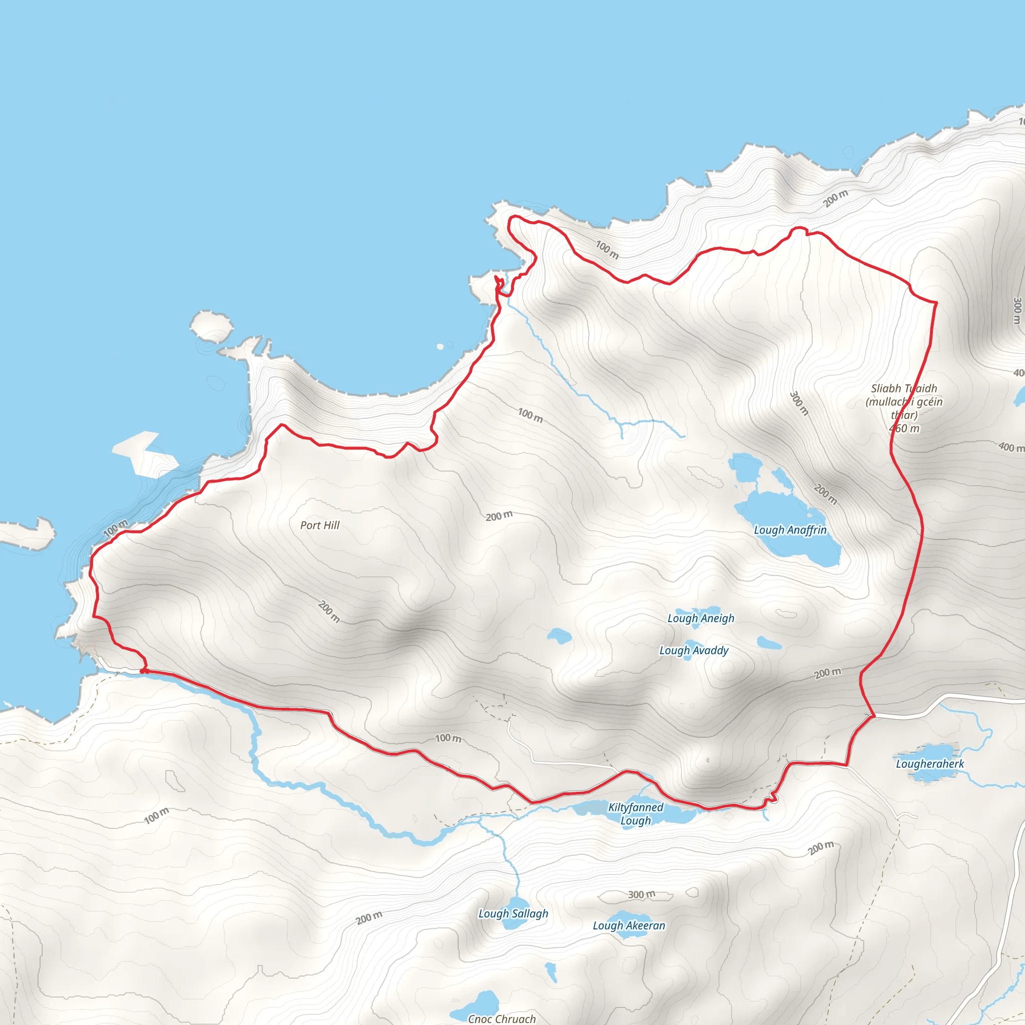 Glenlough Bay mobile static map