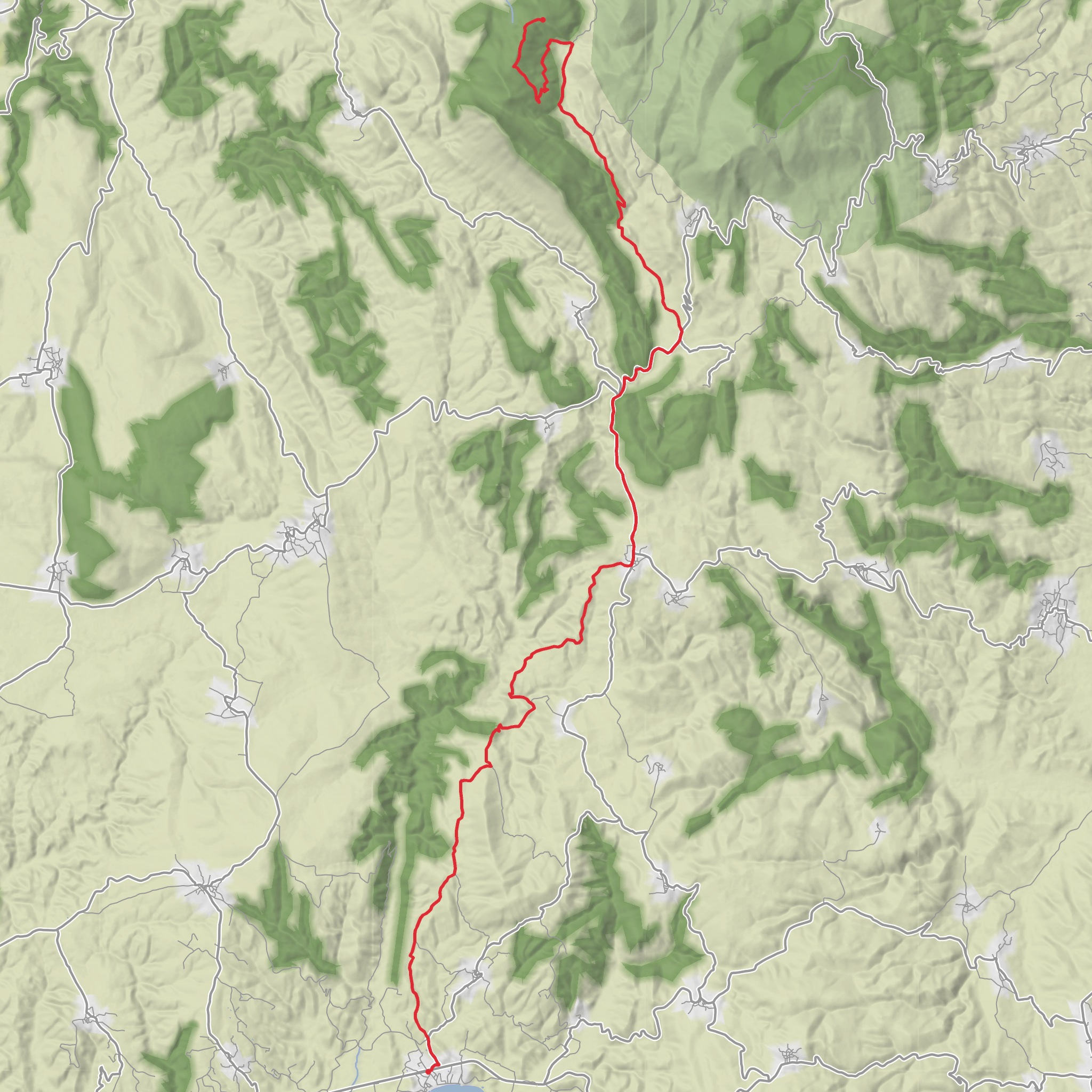 Foinikountas Mountain mobile static map