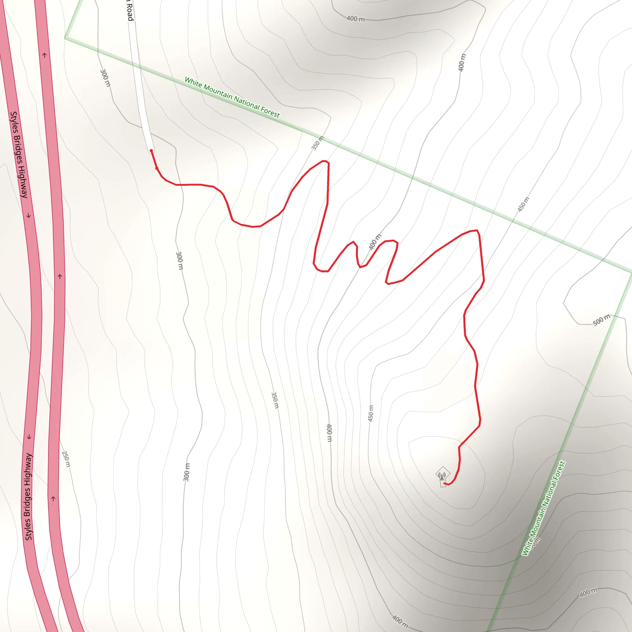 Russel Crag mobile static map