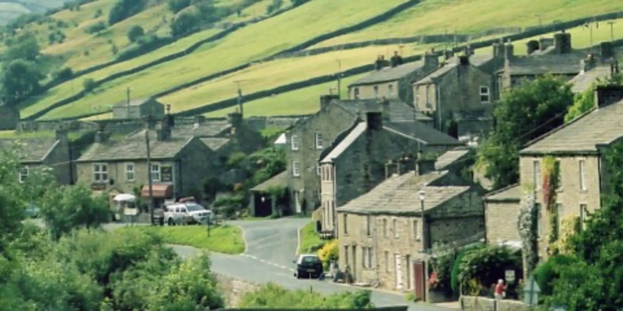 An image depicting the trail Swalledale Loop via Great Shunner Fell and Ravenseat and its surrounding area.