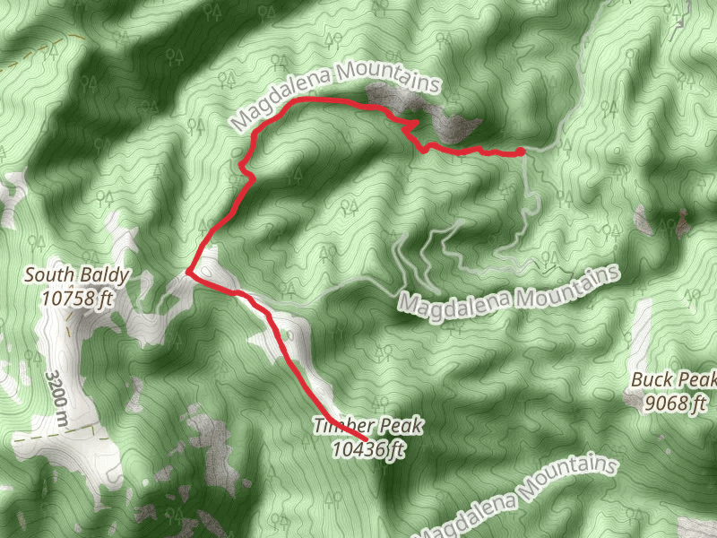 Timber Peak via South Baldy Trail