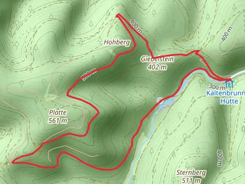 Pfaelzer Natur Freundeweg and Pfaelzerwald Weiss Roter Balken