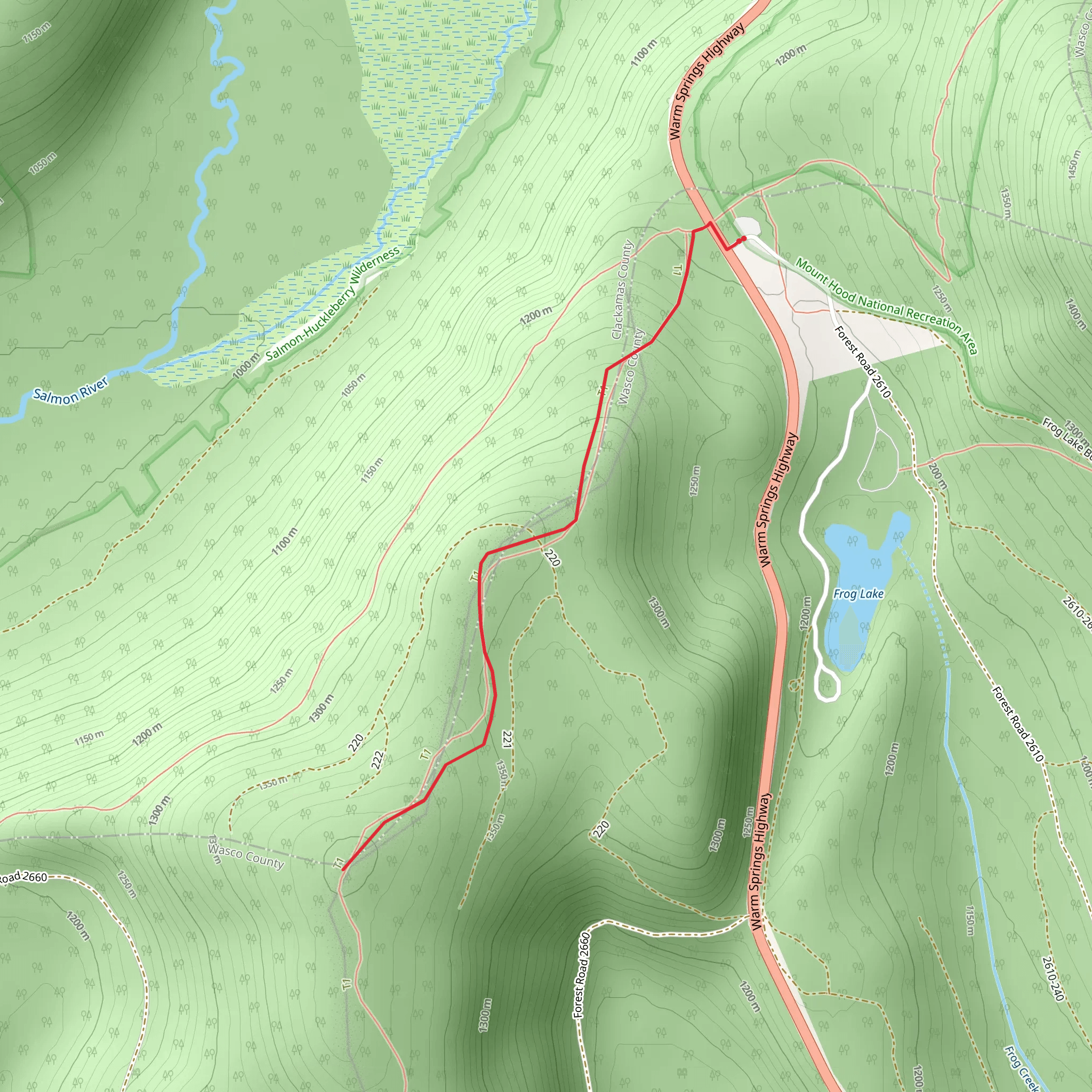 Blue Box Trail mobile static map