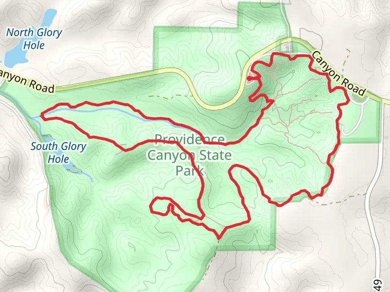 Backcountry andCanyon Loop Trail
