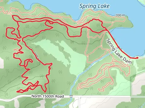 Deer and Rat Loop Trail - Spring Lake