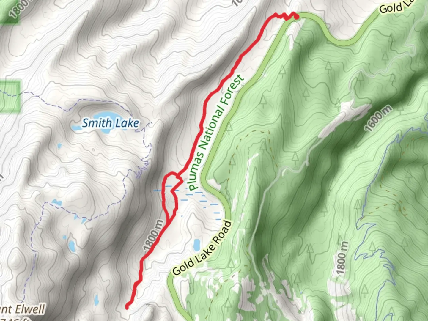 An image depicting the trail Gray Eagle Creek Trail and Long Lake Trail and its surrounding area.