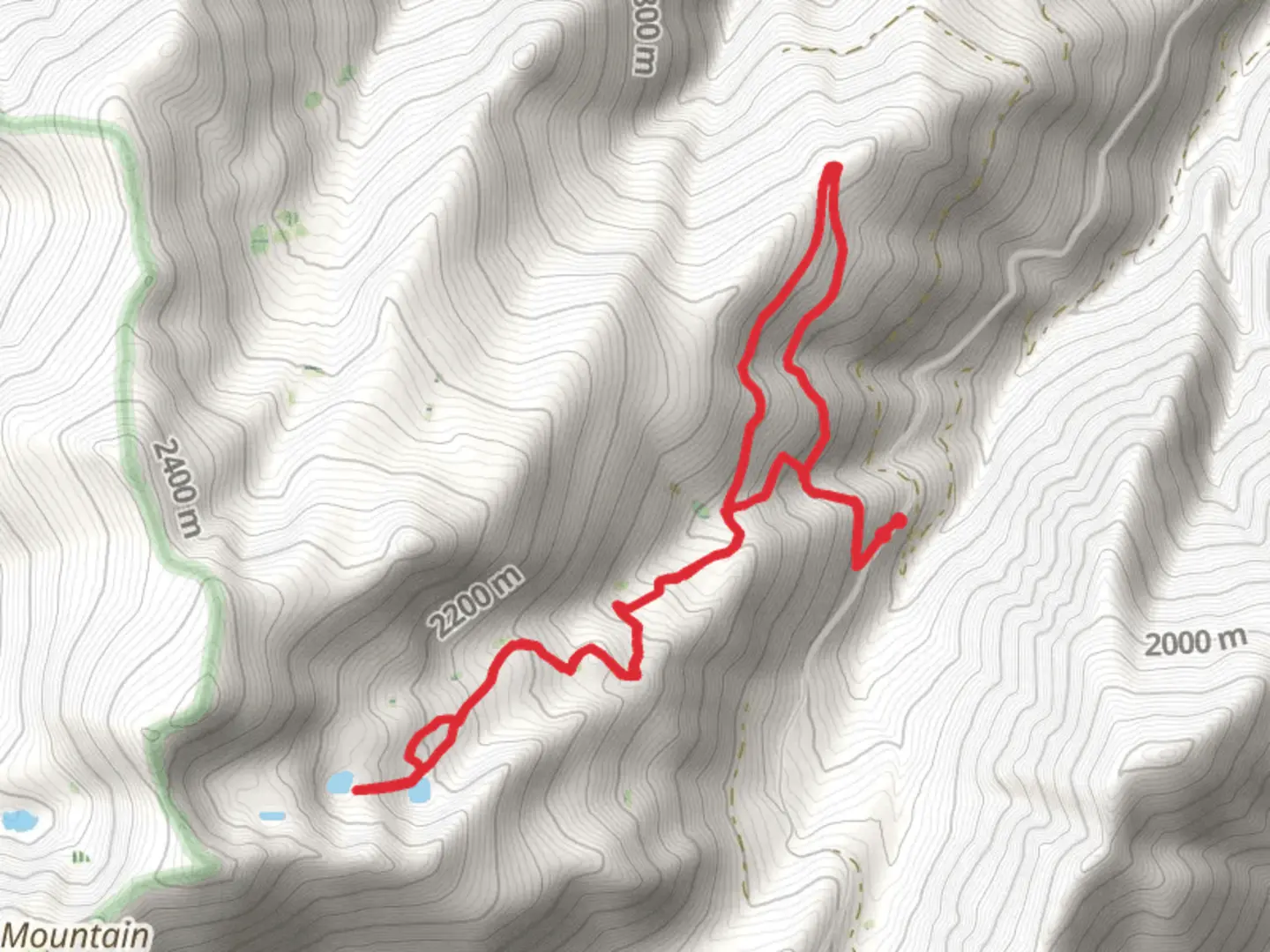 An image depicting the trail West Parks Lakes Out and Back and its surrounding area.