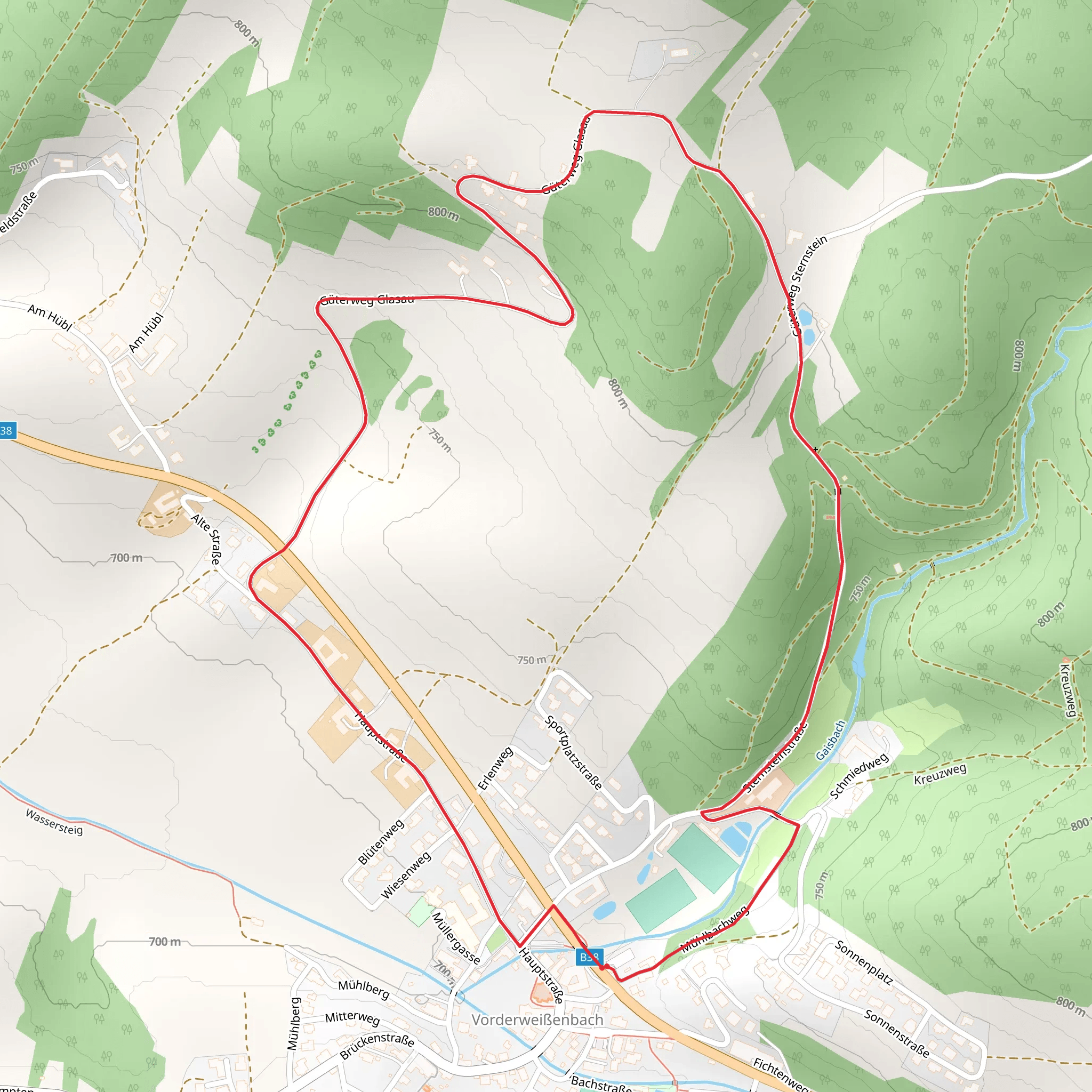 Glasaurunde - 25 mobile static map
