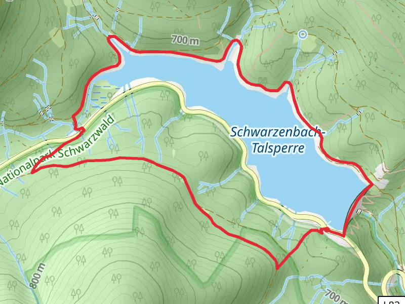 Schwarzenbach - Talsperre Loop