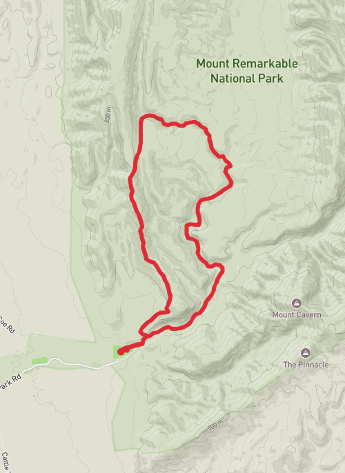 hidden gorge mobile static map