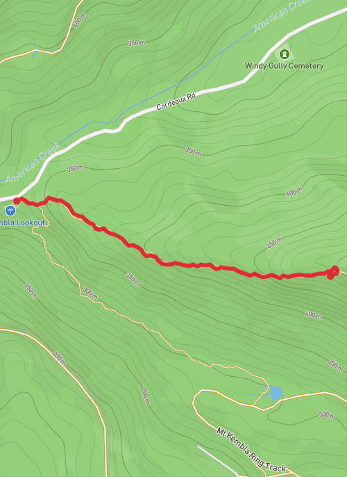 Wollongong Hiking mobile static map