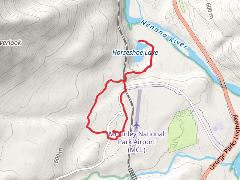 Horseshoe Lake and Taiga Loop Trail