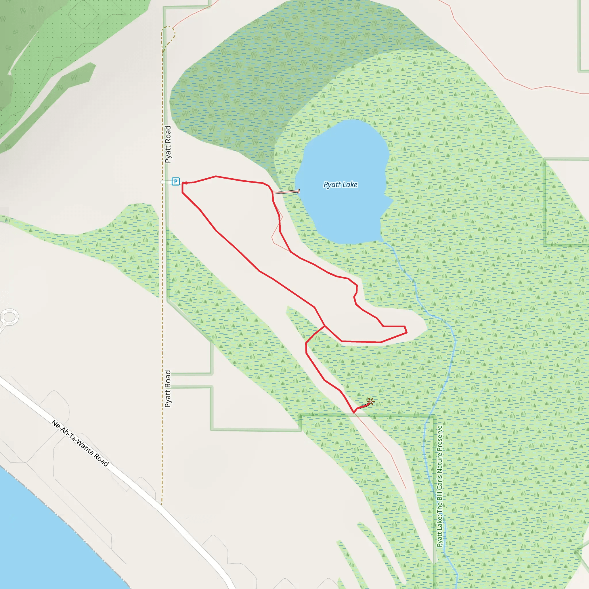 Pyatt Road Loop mobile static map