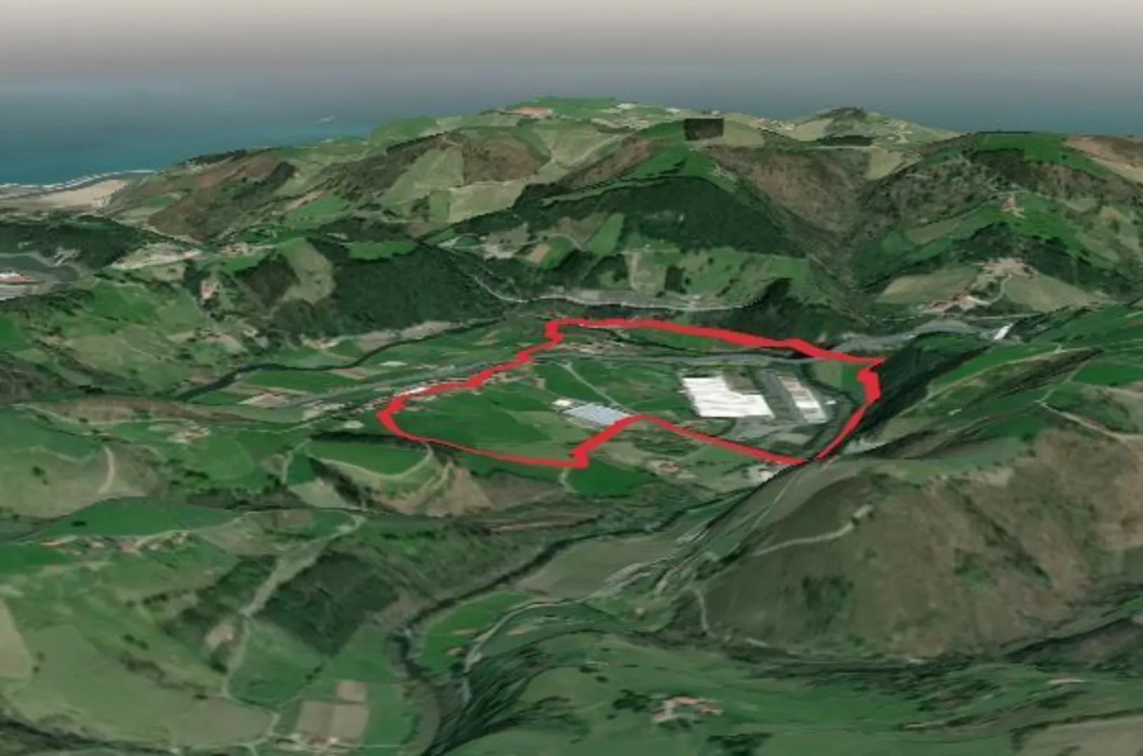An image depicting the trail Oikia SL GI 41 and its surrounding area.
