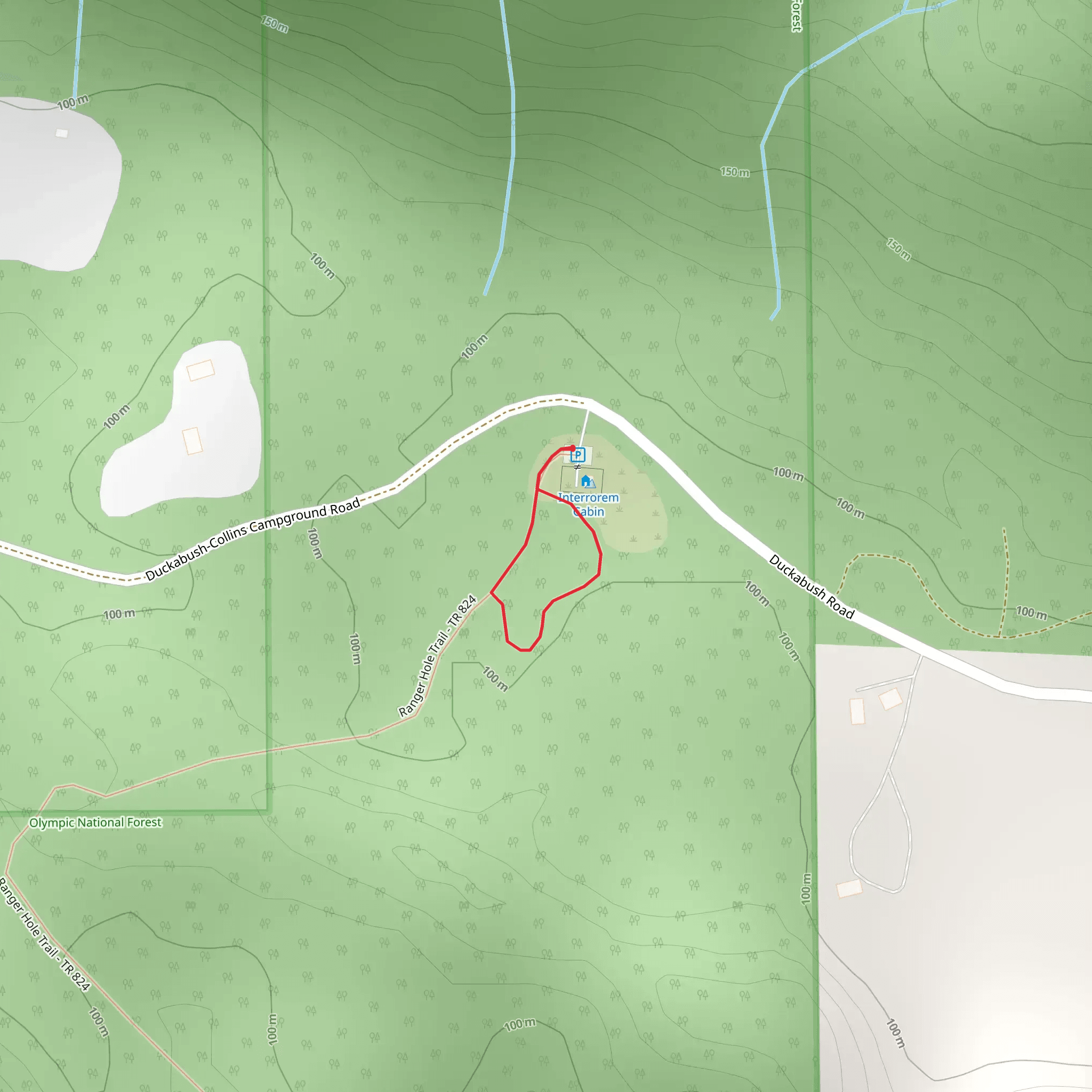 Interrorem Interpretive Trail mobile static map