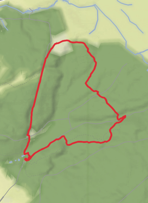 Hike from Newcastleton mobile static map