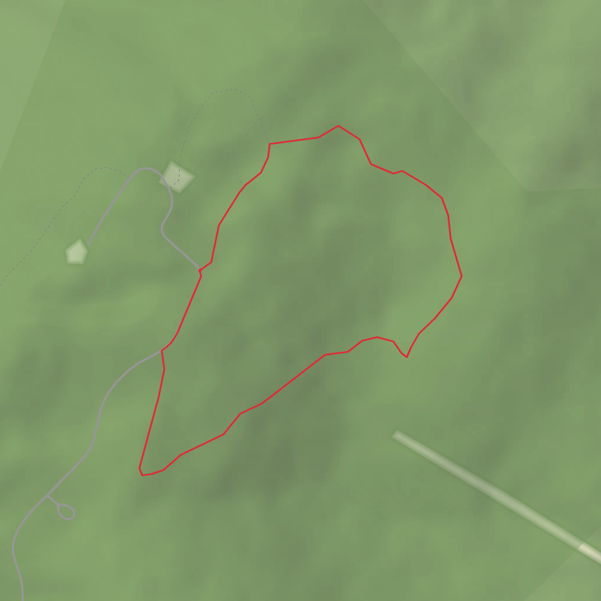 Peddicord Trail mobile static map