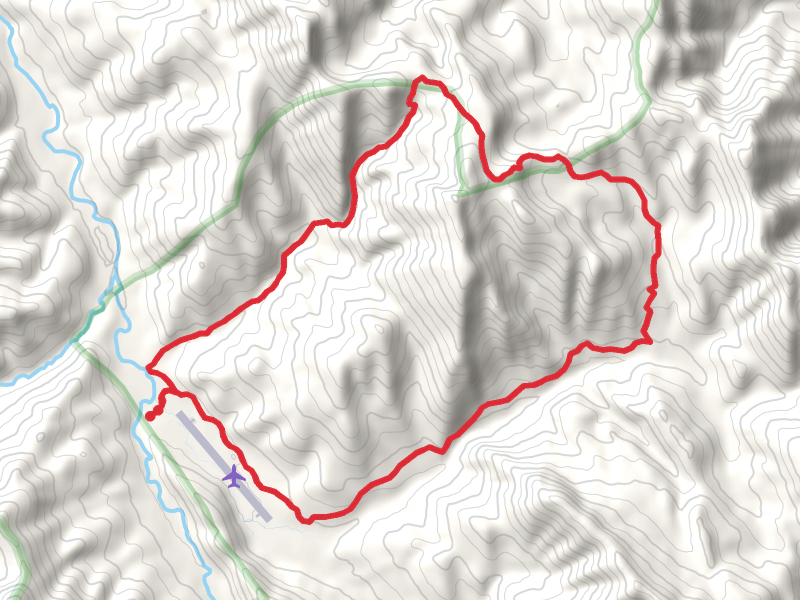 Loop around Renshaw Mountain and Burn Top Mountain from Benchmark Road