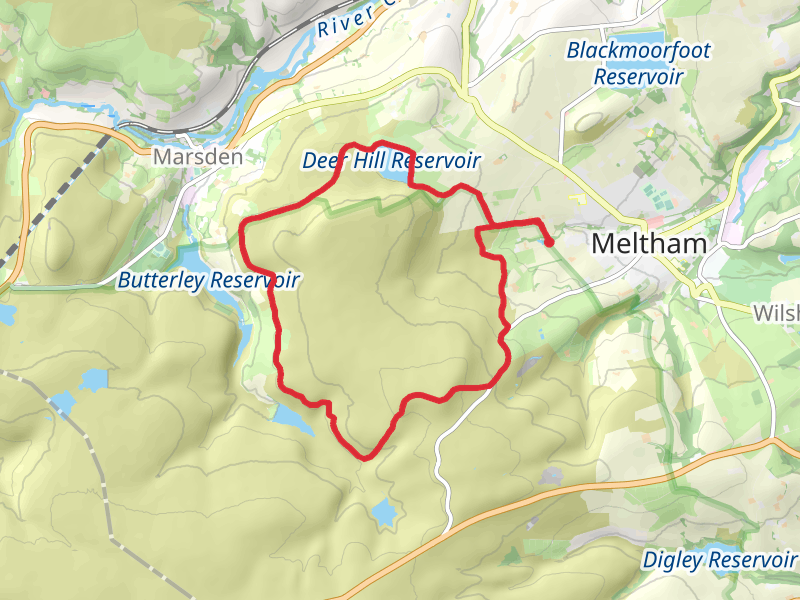 West Nab and deer hill reservoir
