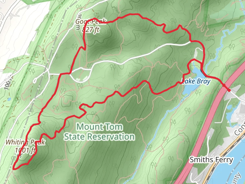 Goat and Whiting Peak Loop via T Bagg Trail