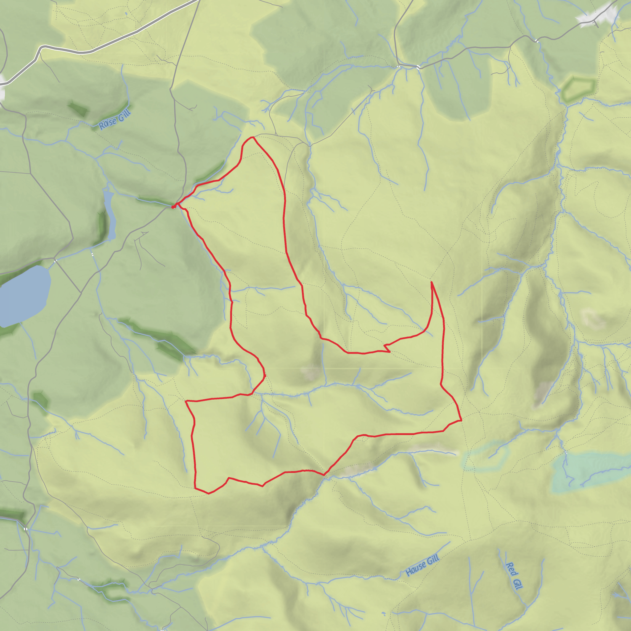 UldaleFells mobile static map