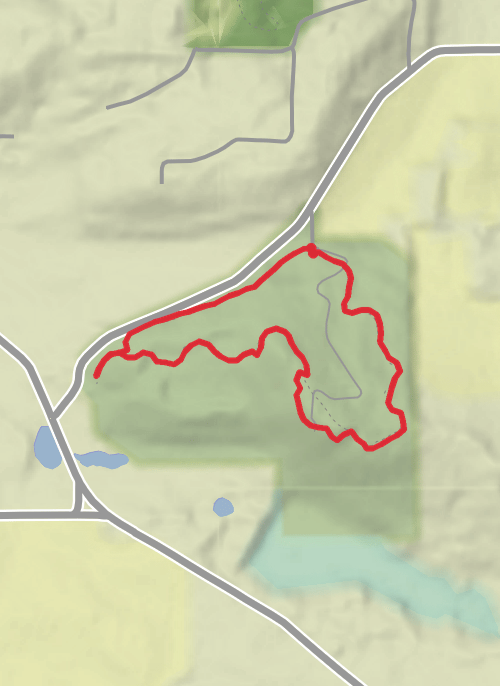 Gibraltar Rock County Park - Aug 27 mobile static map